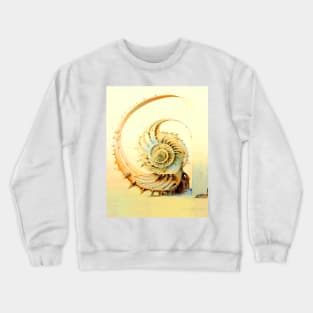 Fibonacci Sequence: Fibonacci Nautilus Shell Crewneck Sweatshirt